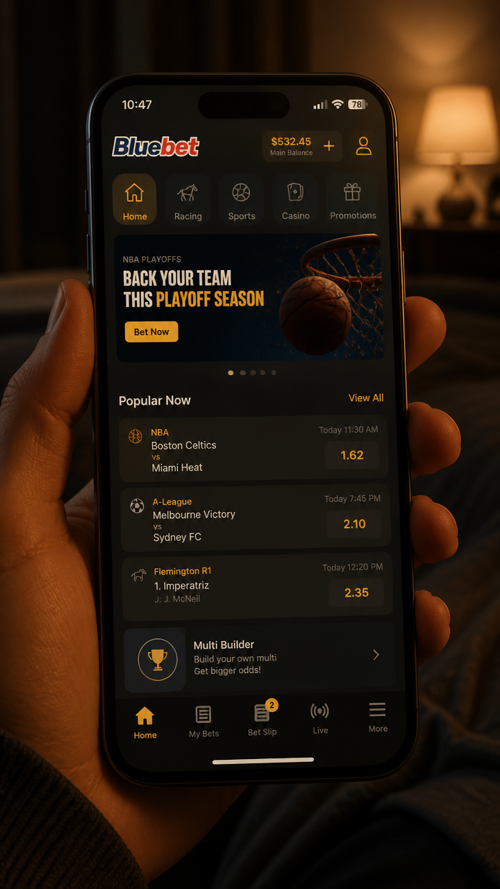 Bluebet screenshot