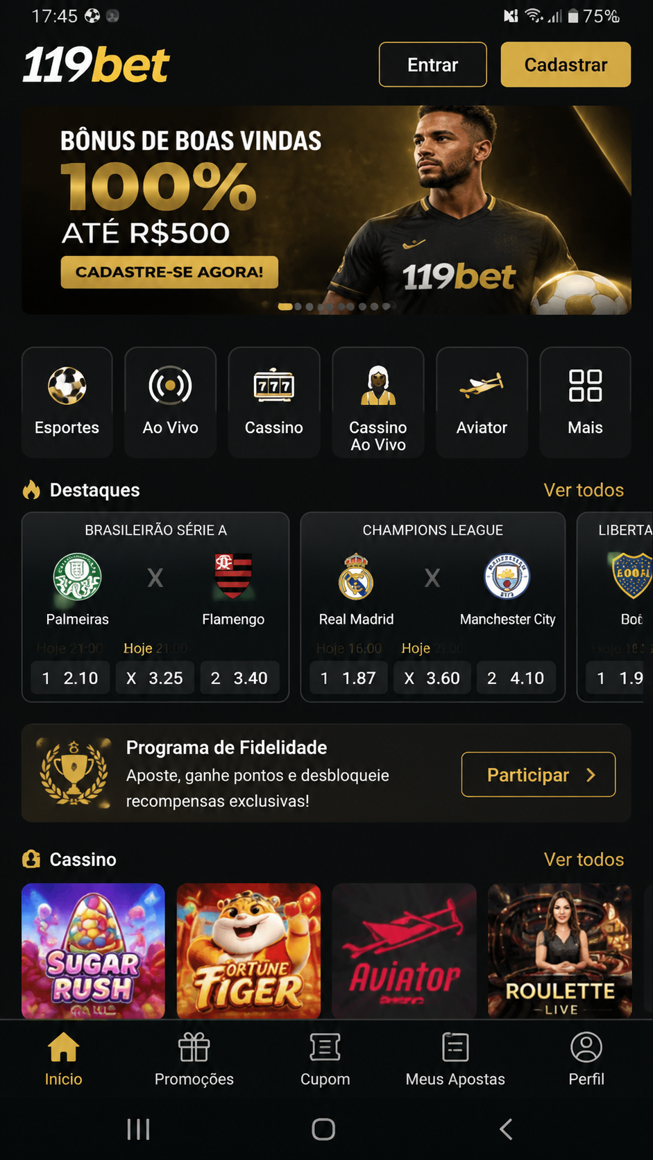 119bet screenshot