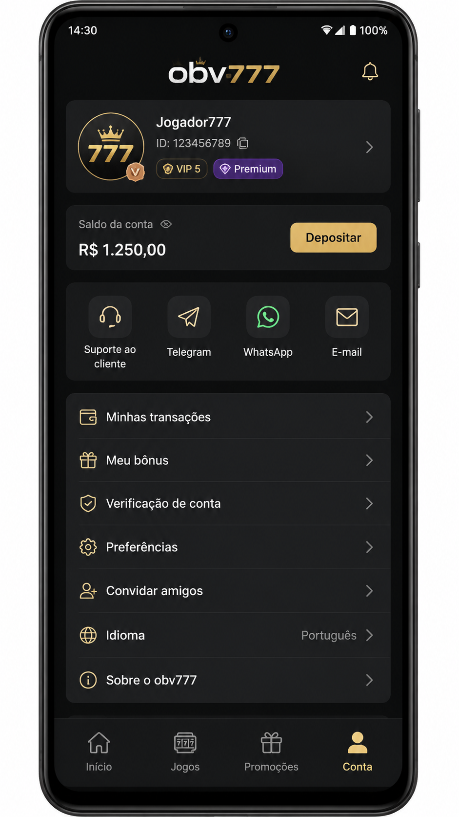 obv777 screenshot