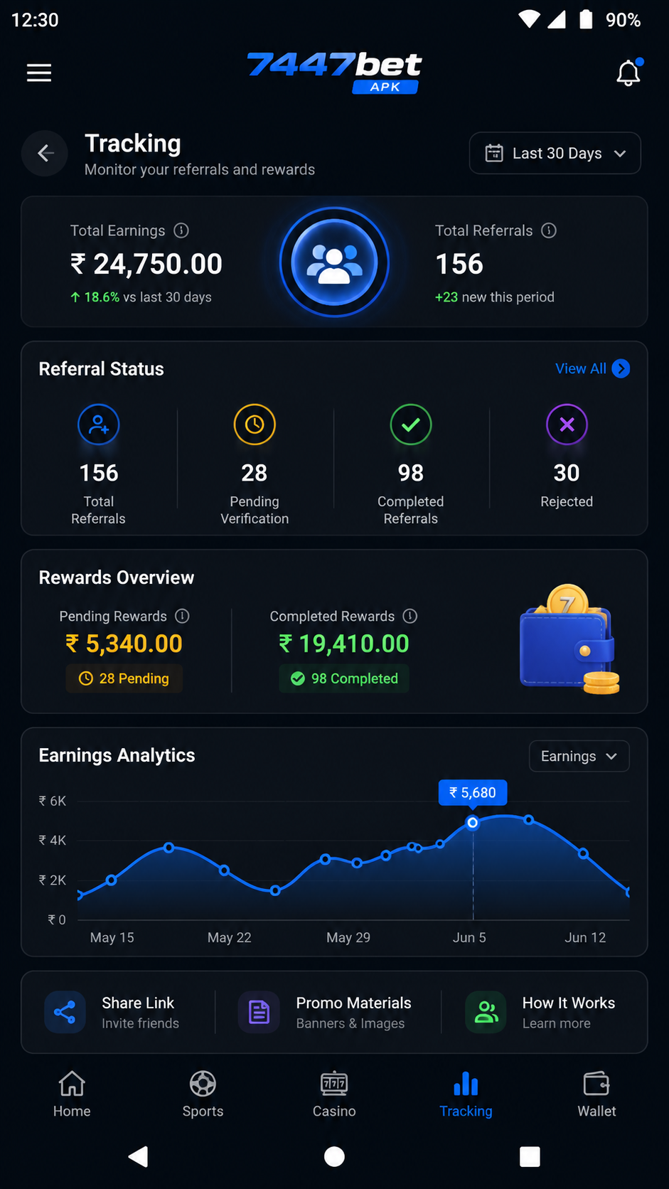 7447bet screenshot