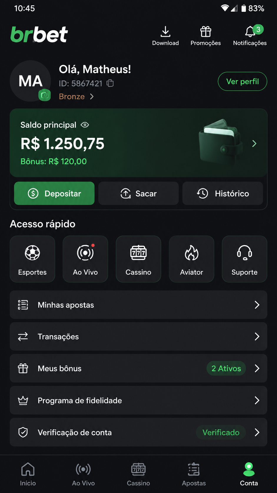 brbet screenshot