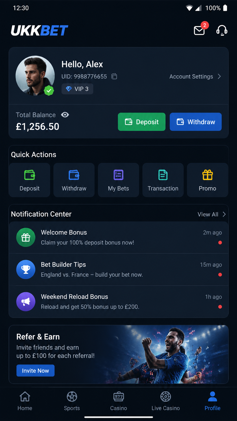 ukkbet screenshot