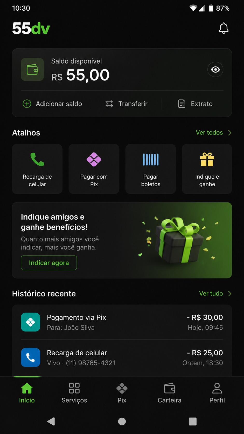 55dv screenshot