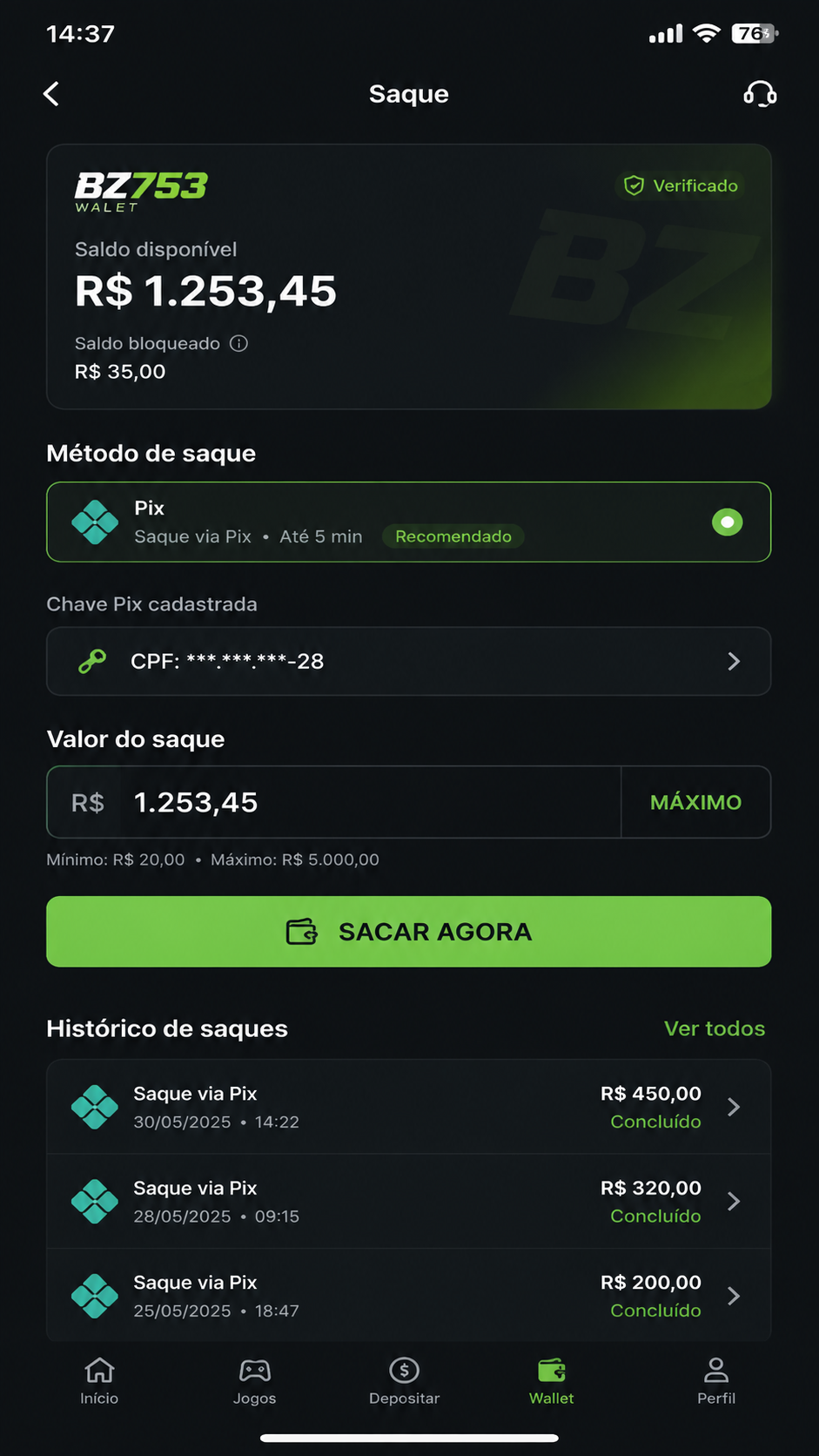 bz753 screenshot