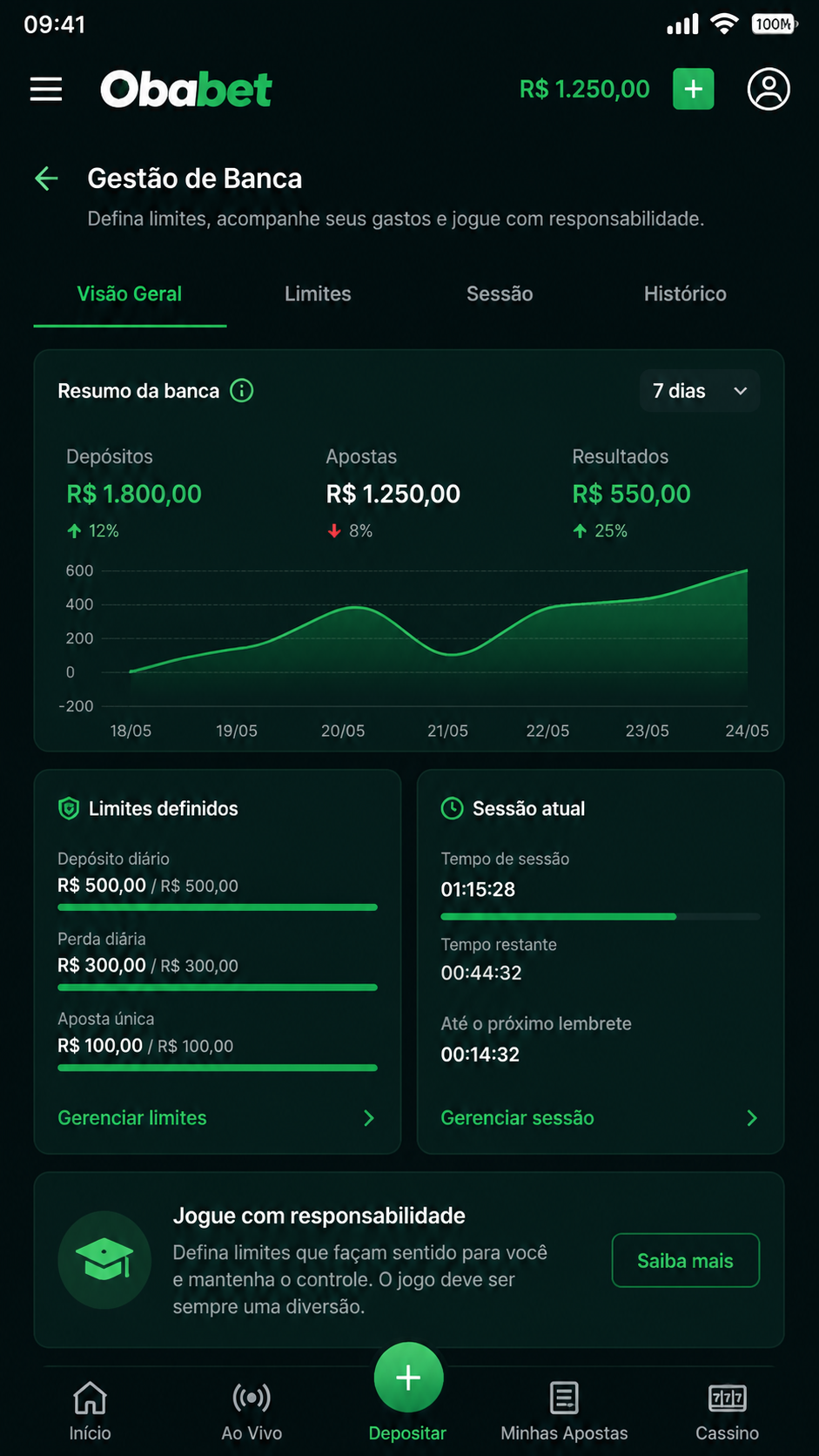 Obabet screenshot