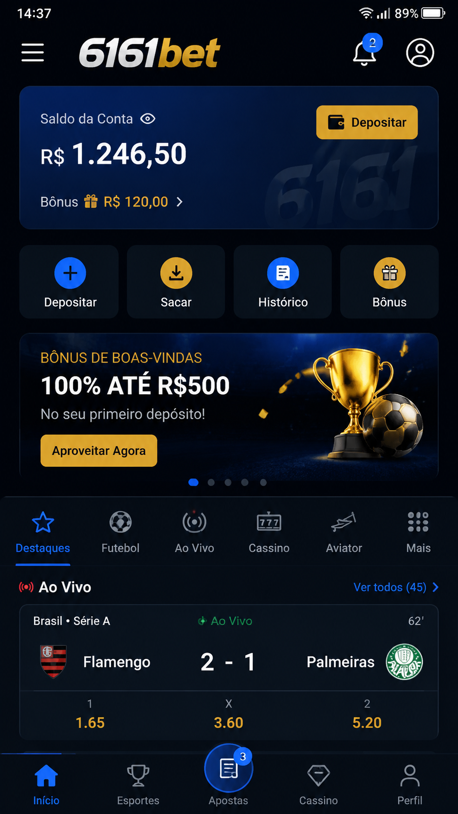 6161bet screenshot